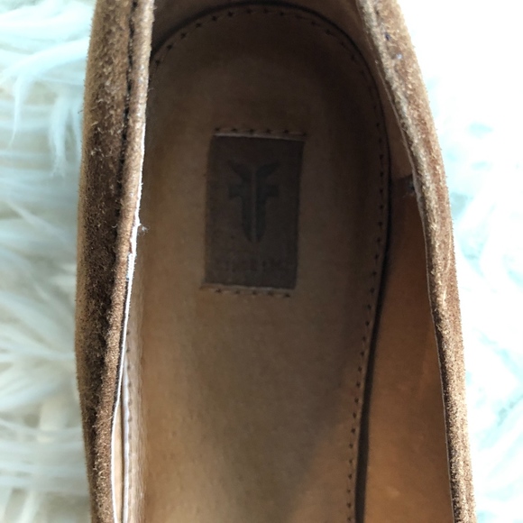 Frye Brown Suede Sienna Ballet Flats - Picture 2 of 3